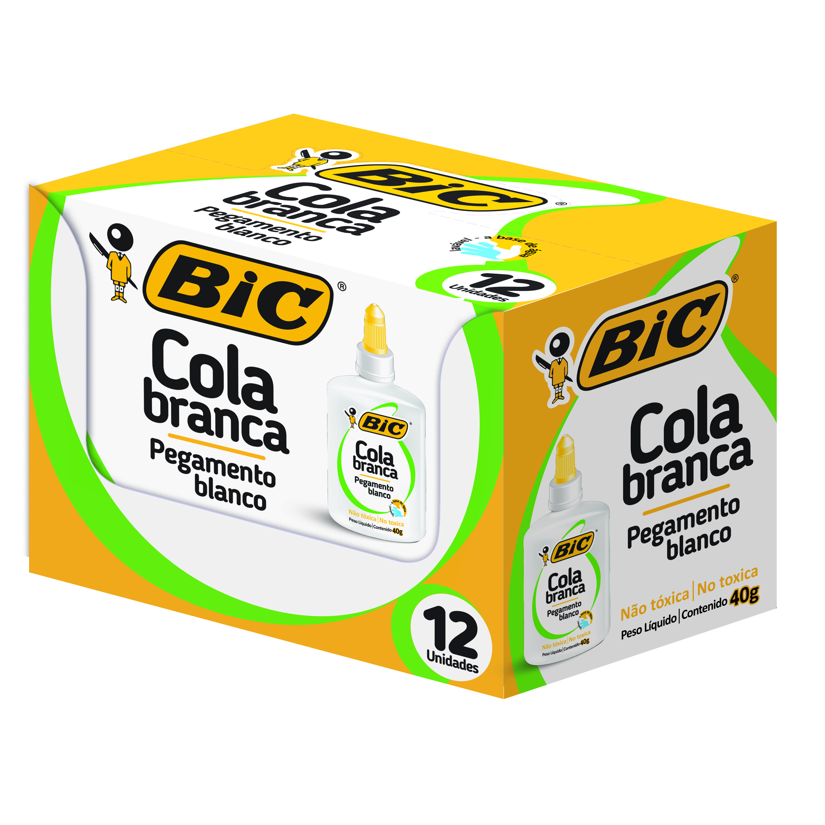 COLA BRANCA 40G 6X12 (72)
